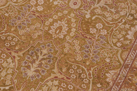 handmade Transitional Adam Green Gold Hand Knotted RECTANGLE 100% WOOL area rug 10x10