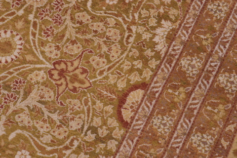 handmade Transitional Adam Green Gold Hand Knotted RECTANGLE 100% WOOL area rug 10x10