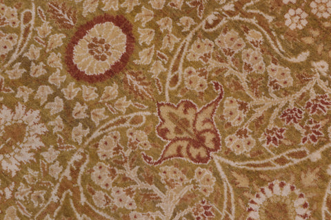 handmade Transitional Adam Green Gold Hand Knotted RECTANGLE 100% WOOL area rug 10x10