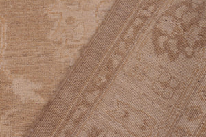 handmade Traditional Kafkaz Brown Tan Hand Knotted RECTANGLE 100% WOOL area rug 6x9