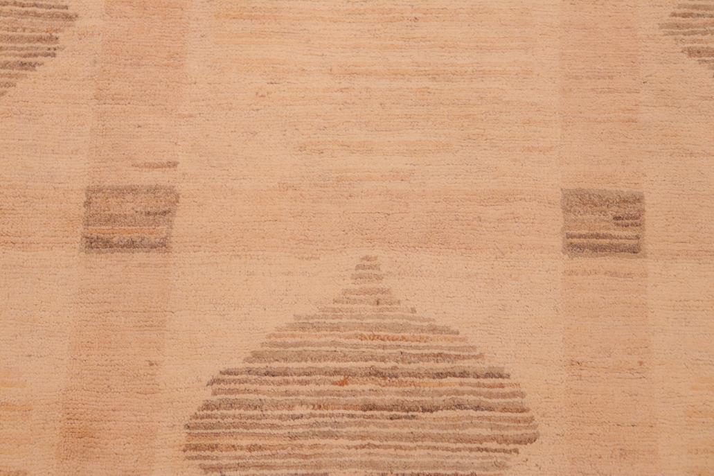 handmade Transitional Kafkaz Beige Tan Hand Knotted RECTANGLE 100% WOOL area rug 6 x 9