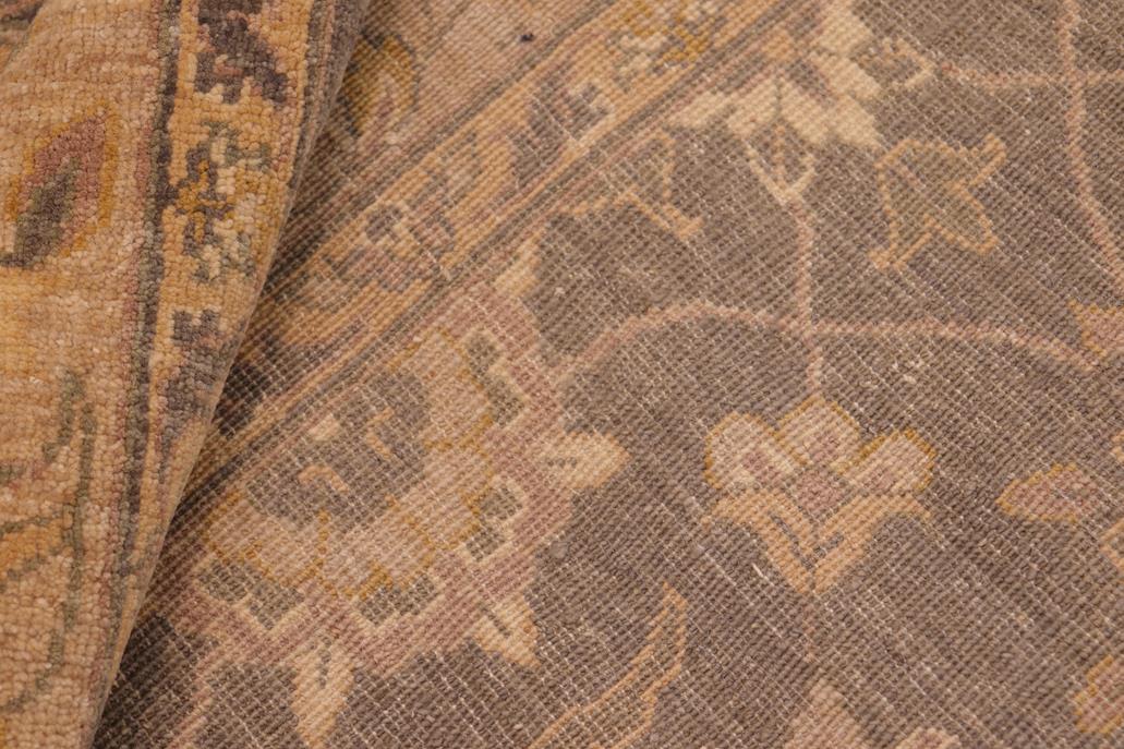 handmade Transitional Kafkaz Gray Lt. Brown Hand Knotted RECTANGLE 100% WOOL area rug 8 x 10