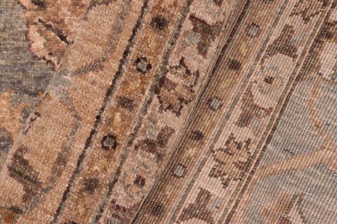 handmade Transitional Kafkaz Lt. Green Beige Hand Knotted RECTANGLE 100% WOOL area rug 8' x 10'
