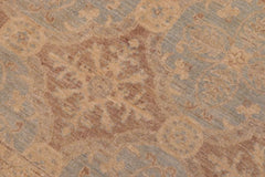 handmade Traditional Kafkaz Lt. Blue Brown Hand Knotted RECTANGLE 100% WOOL area rug 6 x 9