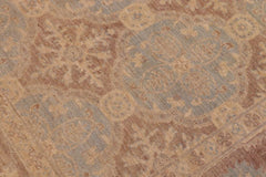 handmade Traditional Kafkaz Lt. Blue Brown Hand Knotted RECTANGLE 100% WOOL area rug 6 x 9
