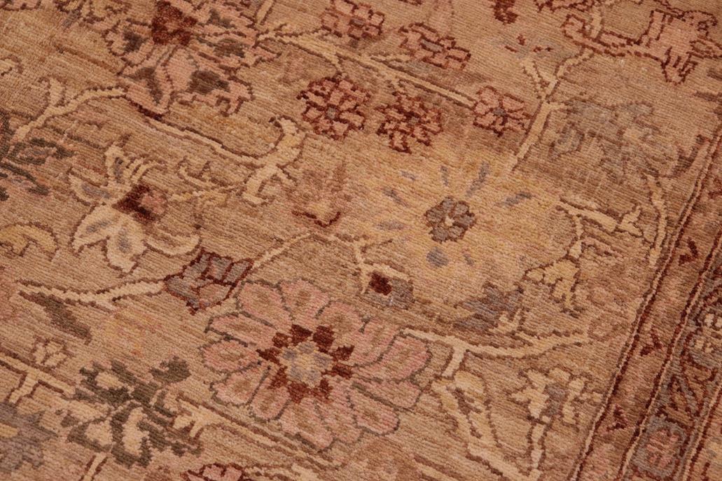 handmade Traditional Kafkaz Tan Gray Hand Knotted RECTANGLE 100% WOOL area rug 6 x 9