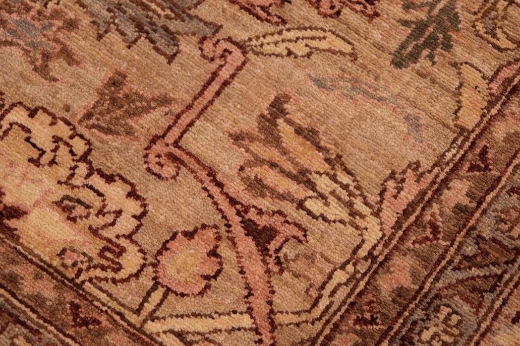 handmade Traditional Kafkaz Tan Gray Hand Knotted RECTANGLE 100% WOOL area rug 6 x 9