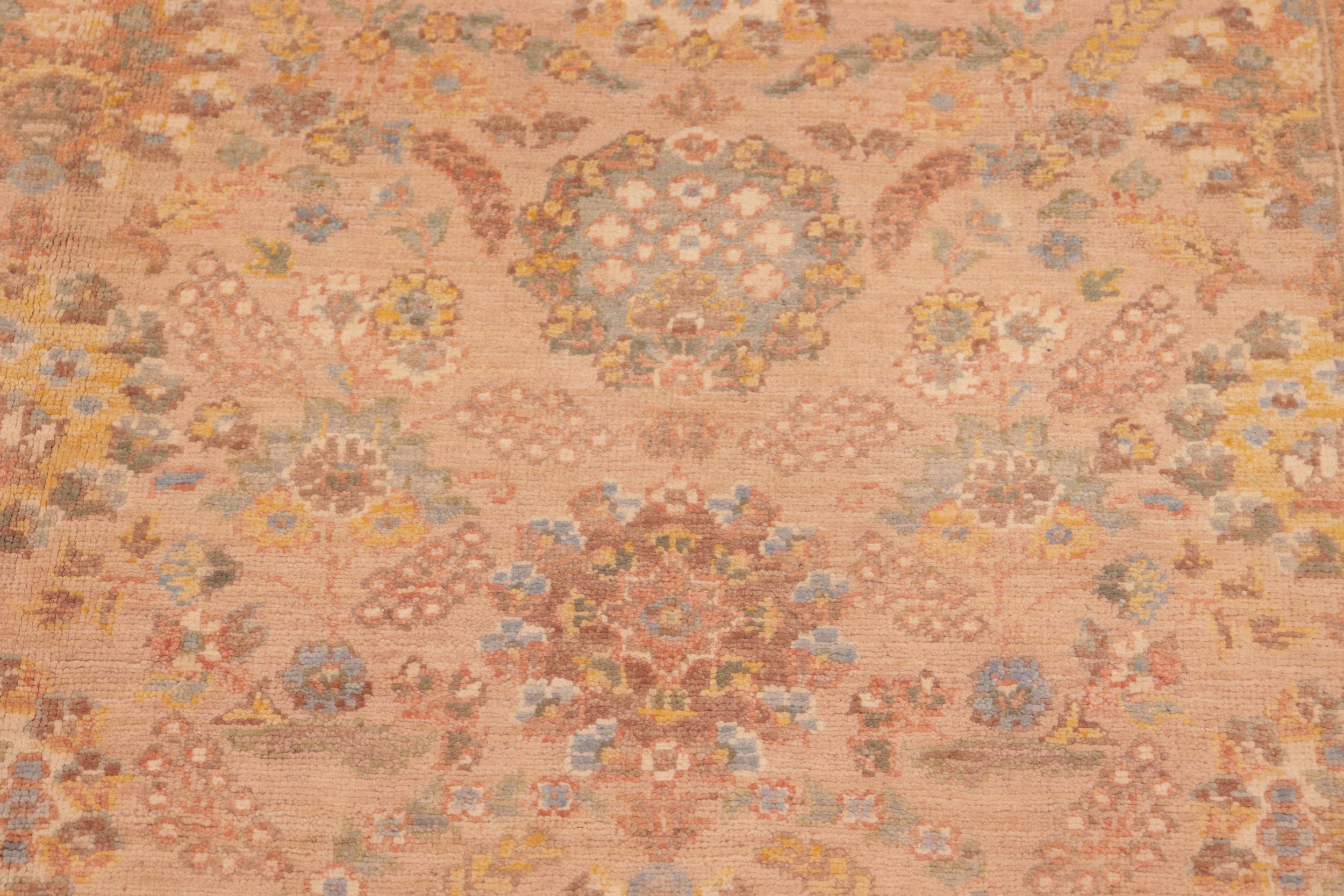 handmade Traditional Kafkaz Tan Brown Hand Knotted RECTANGLE 100% WOOL area rug 6' x 9'