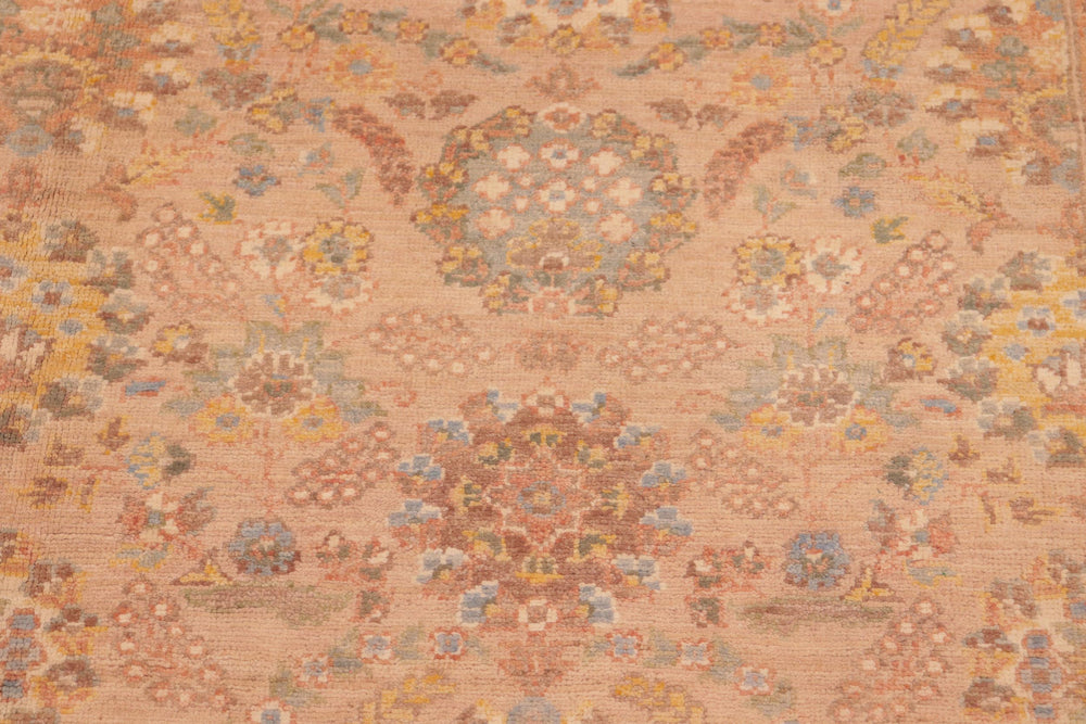 handmade Traditional Kafkaz Tan Brown Hand Knotted RECTANGLE 100% WOOL area rug 6' x 9'