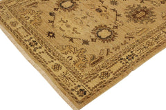 handmade Traditional Kafkaz Tan Lt. Brown Hand Knotted RECTANGLE 100% WOOL area rug 4 x 6