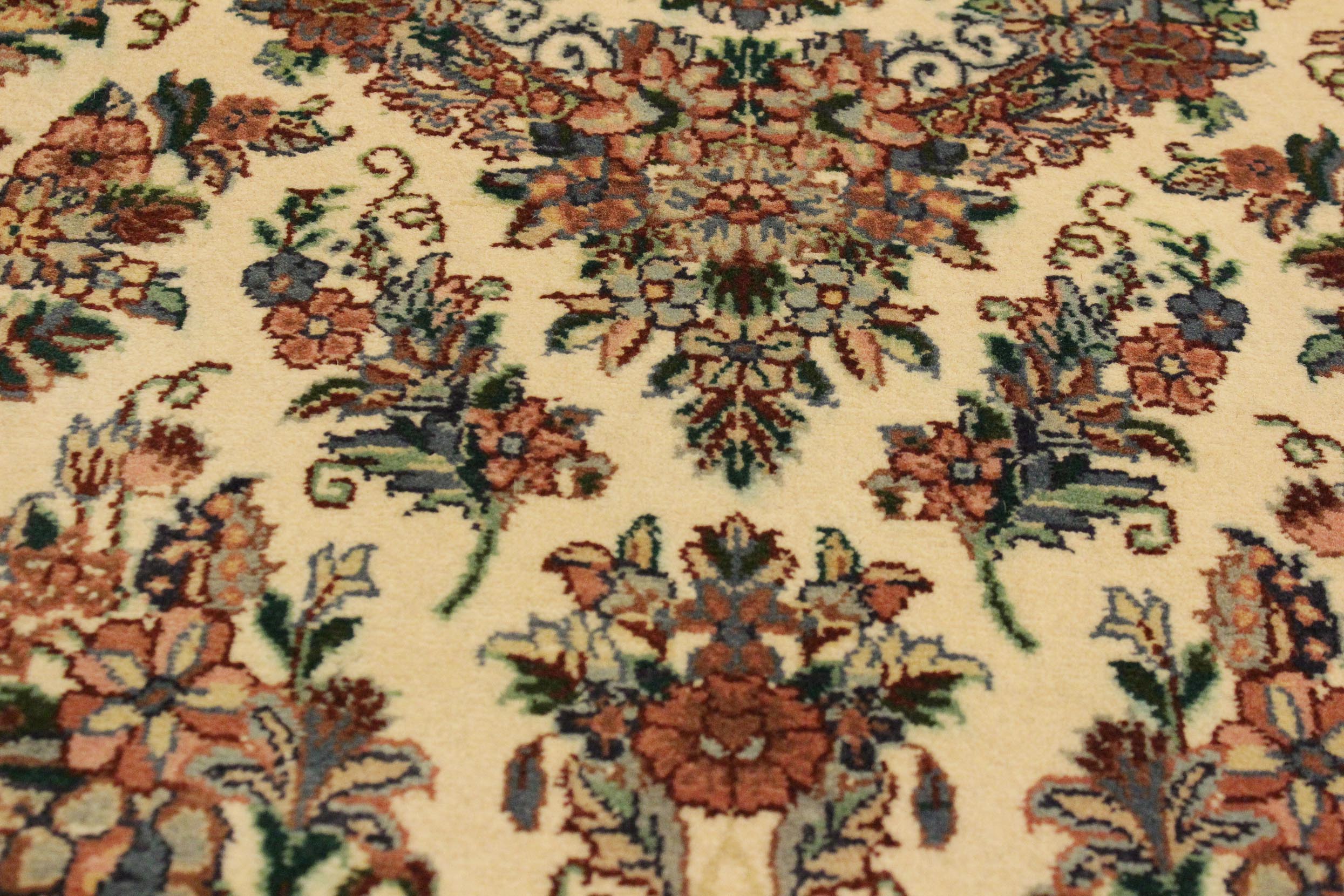handmade Traditional Sarook Beige Pink Hand Knotted RECTANGLE 100% WOOL area rug 4x6