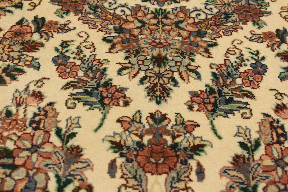 handmade Traditional Sarook Beige Pink Hand Knotted RECTANGLE 100% WOOL area rug 4x6