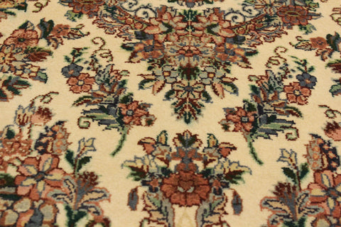 handmade Traditional Sarook Beige Pink Hand Knotted RECTANGLE 100% WOOL area rug 4x6