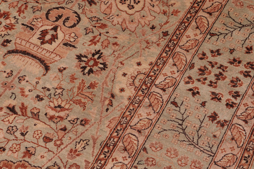 handmade Traditional Kafkaz Lt. Green Lt. Green Hand Knotted RECTANGLE 100% WOOL area rug 6' x 9'
