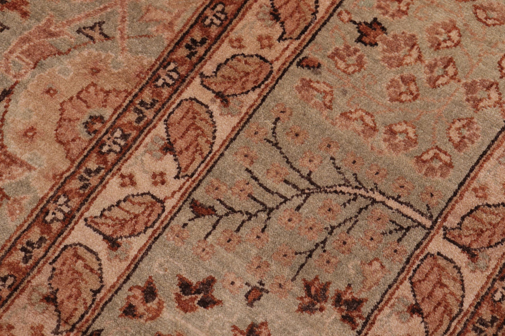 handmade Traditional Kafkaz Lt. Green Lt. Green Hand Knotted RECTANGLE 100% WOOL area rug 6' x 9'