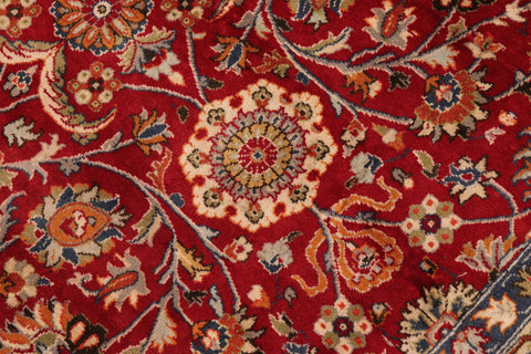 handmade Transitional New Asif Red Green Hand Knotted RECTANGLE 100% WOOL area rug 10x14