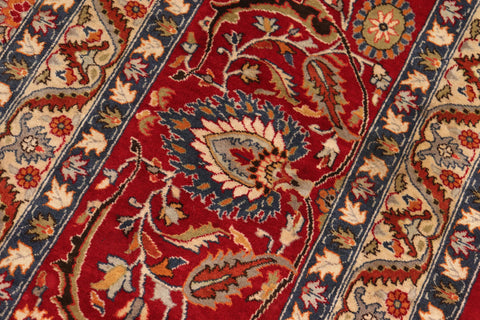 handmade Transitional New Asif Red Green Hand Knotted RECTANGLE 100% WOOL area rug 10x14