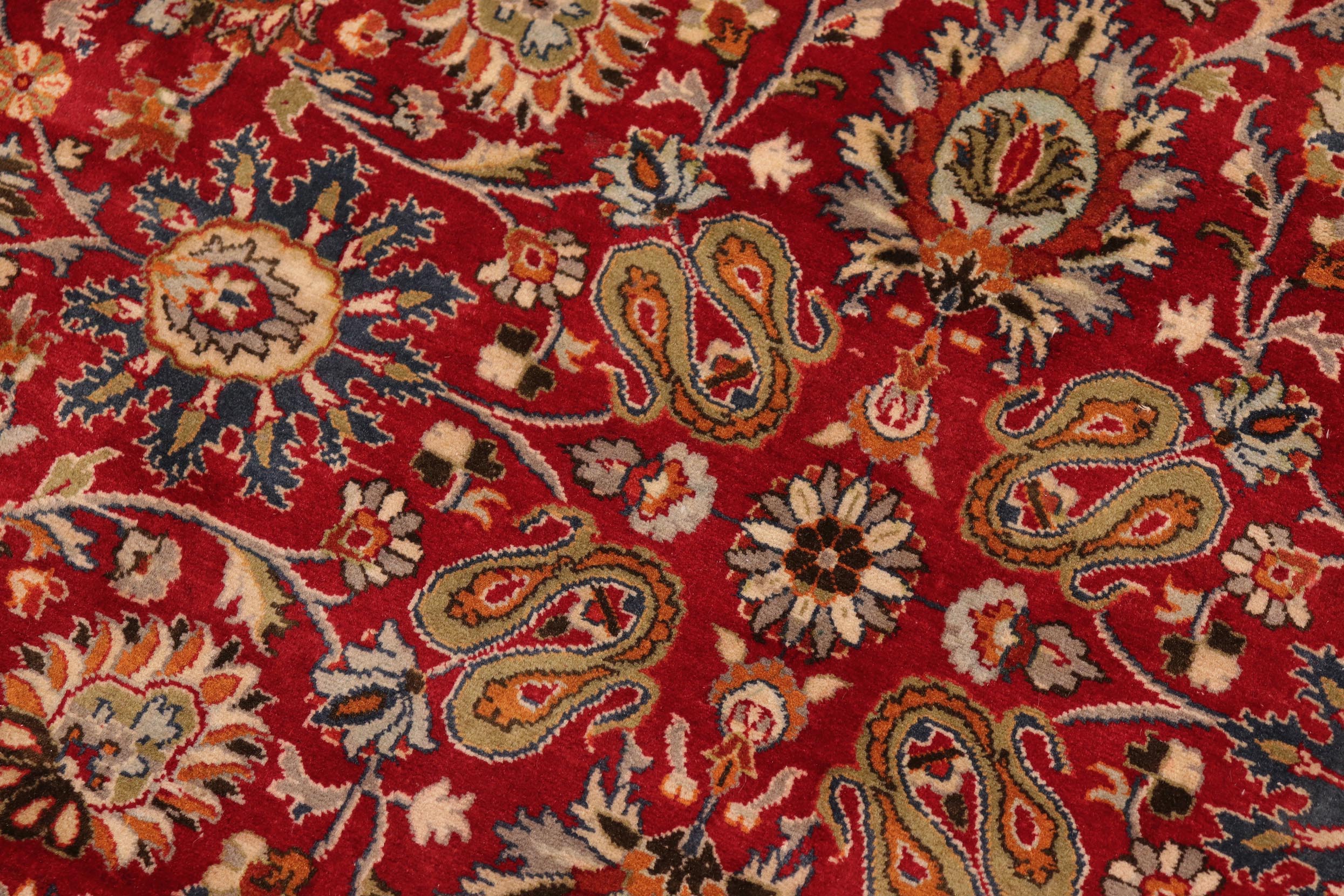 handmade Transitional New Asif Red Green Hand Knotted RECTANGLE 100% WOOL area rug 10x14