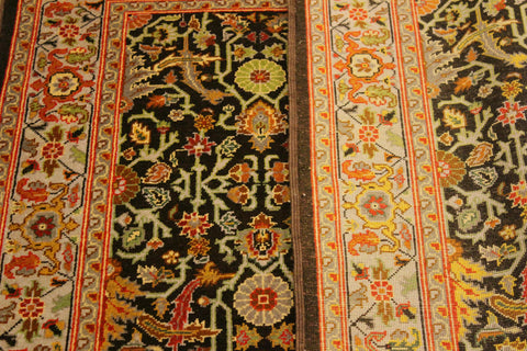 handmade Traditional Kafkaz Brown Tan Hand Knotted RECTANGLE 100% WOOL area rug 4x6