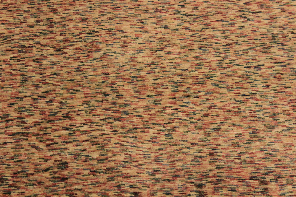 handmade Modern Gabbeh Tan Blue Hand Knotted RECTANGLE 100% WOOL area rug 3' x 5'