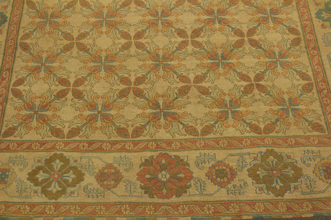 handmade Geometric Soumakh Beige Brown Hand-Woven RECTANGLE 100% WOOL area rug 8 x 10