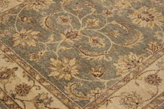 handmade Traditional Kafkaz Lt. Green Tan Hand Knotted RECTANGLE 100% WOOL area rug 4x6