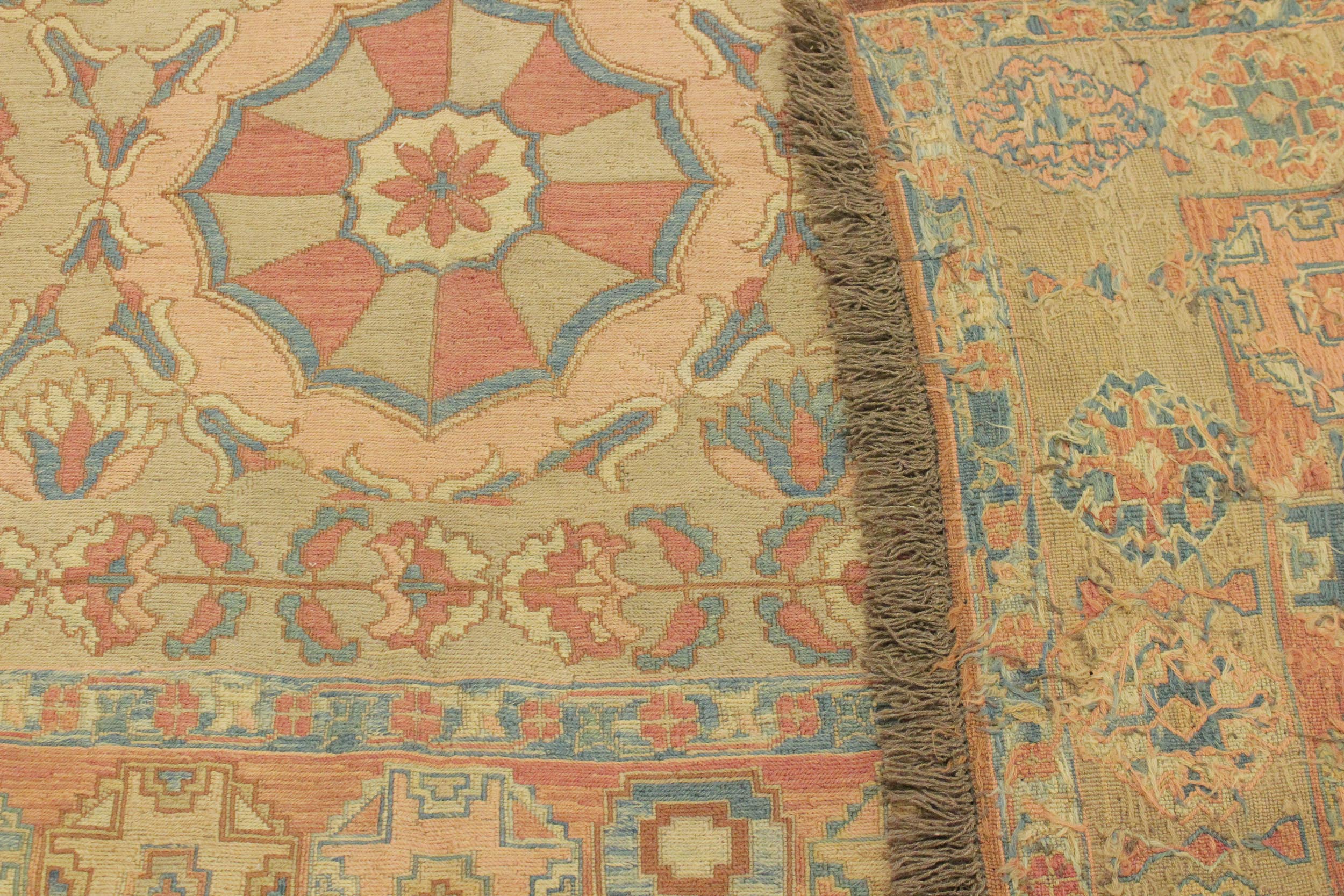 handmade Geometric Soumakh Tan Rust Hand-Woven RECTANGLE 100% WOOL area rug 10 x 13