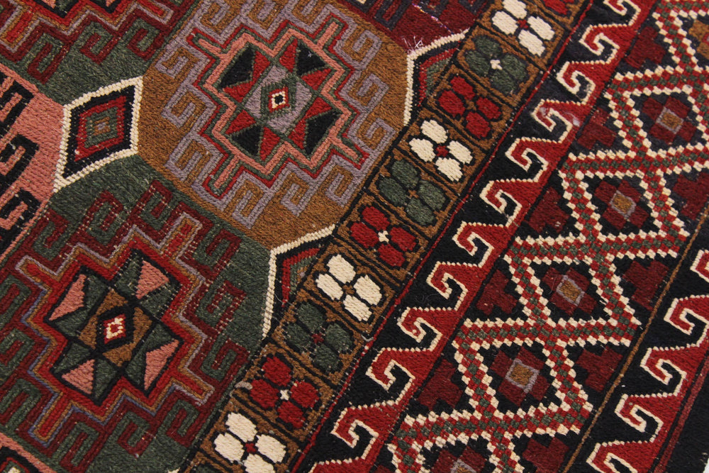 handmade Geometric Soumakh Rust Pink Hand-Woven RECTANGLE 100% WOOL area rug 6 x 8