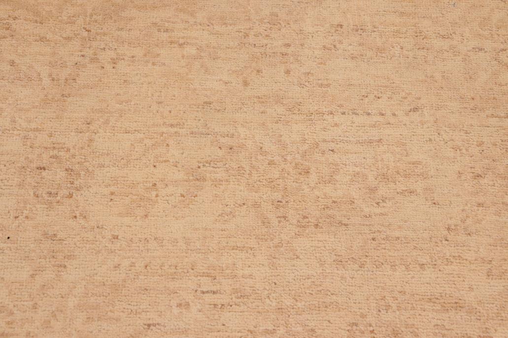 handmade Transitional Kafkaz Tan Brown Hand Knotted RECTANGLE 100% WOOL area rug 6 x 9