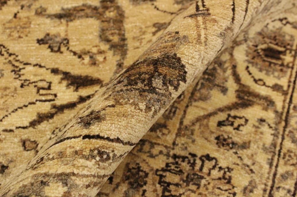 handmade Traditional Kafkaz Tan Beige Hand Knotted RECTANGLE 100% WOOL area rug 4 x 6