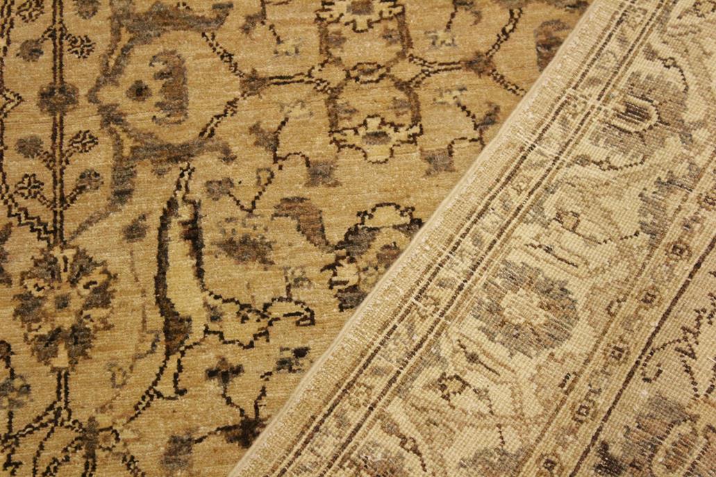 handmade Traditional Kafkaz Tan Beige Hand Knotted RECTANGLE 100% WOOL area rug 4 x 6