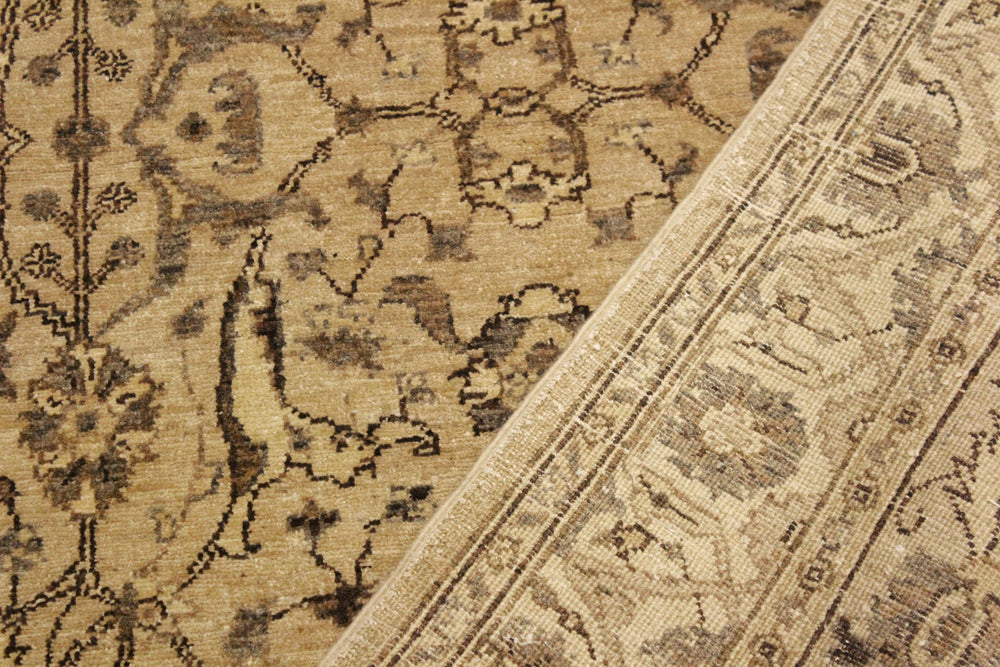 handmade Traditional Kafkaz Tan Beige Hand Knotted RECTANGLE 100% WOOL area rug 4x6