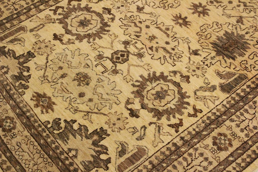 handmade Traditional Kafkaz Tan Beige Hand Knotted RECTANGLE 100% WOOL area rug 4 x 6