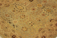 handmade Traditional Gulzar Lt. Blue Lt. Tan Hand Knotted RECTANGLE 100% WOOL area rug 4' x 6'