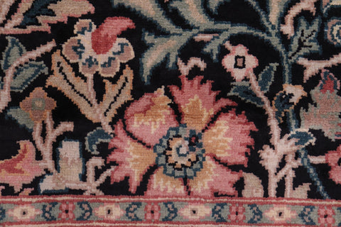 handmade Transitional Gulshanayub Black Black Hand Knotted RECTANGLE 100% WOOL area rug 5x7