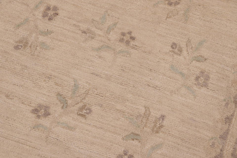 handmade Transitional Lahore Beige Brown Hand Knotted RECTANGLE 100% WOOL area rug 8' x 10'