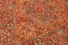 Vintage Kashton Rust/Rust Wool Rug - 9'3'' x 12'4''