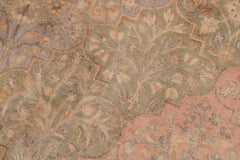 Antique Keenan Green/Rust Wool Rug - 9'3'' x 12'2''