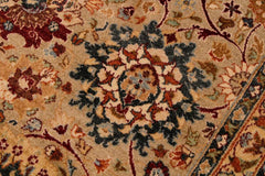 Vintage Persian Tabriz Imani Gray/Drk. Red Wool Rug - 8'10'' x 11'7''
