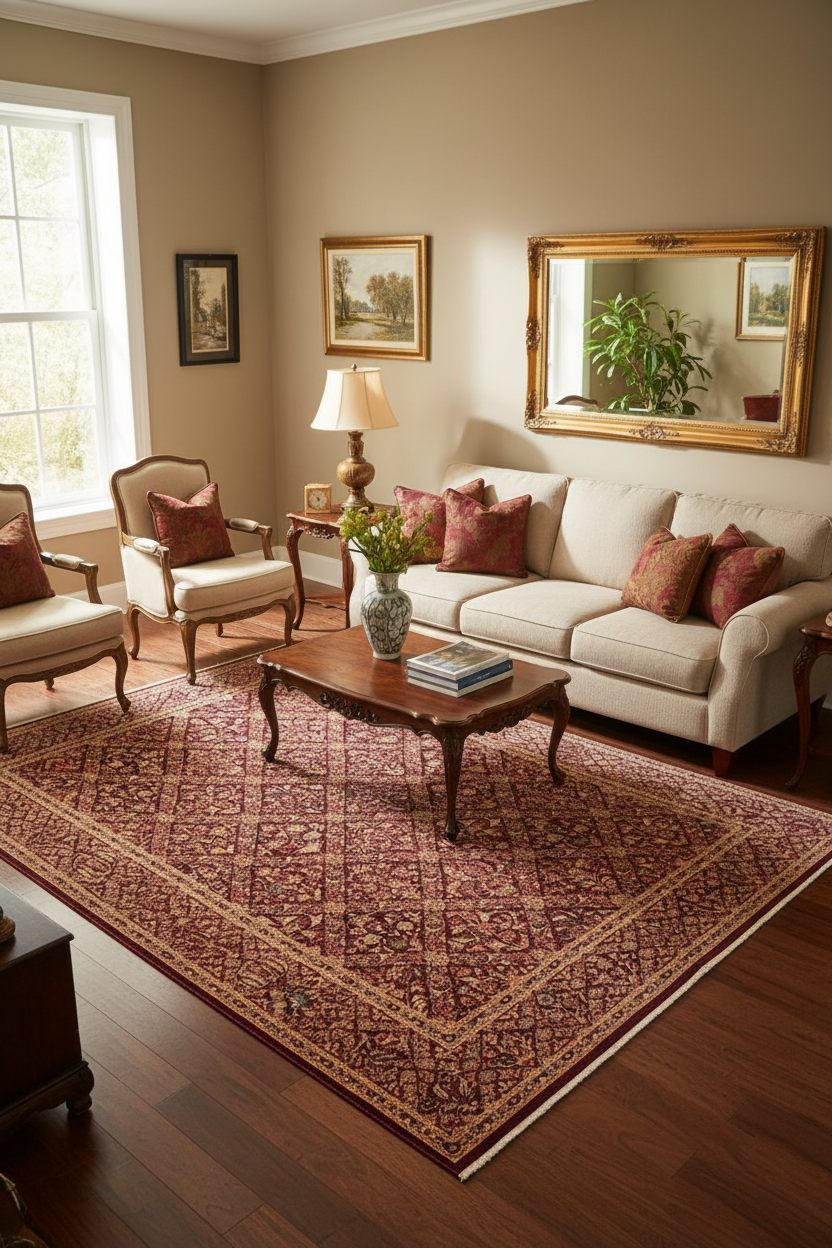 Traditional Nadeem Megan Aubergine Aubergine Hand Knotted Area rugs 9X12