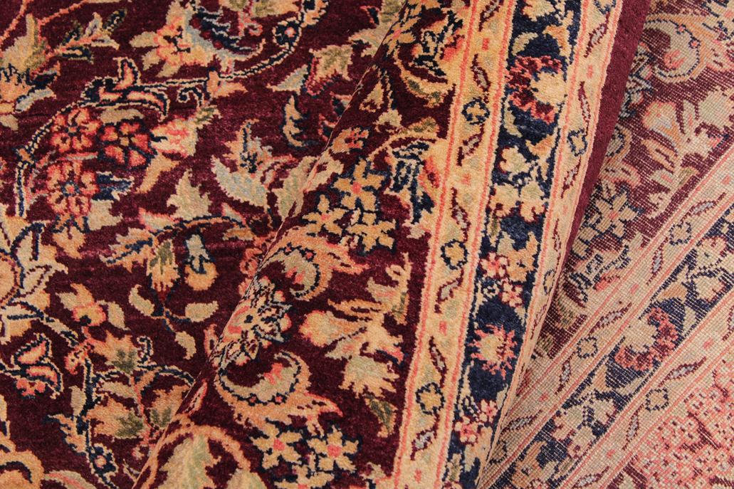 Traditional Nadeem Megan Aubergine Aubergine Hand Knotted Area rugs 