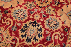 Vintage Persian Mahal Noah Red/Blue Wool Rug - 9'2'' x 12'0''