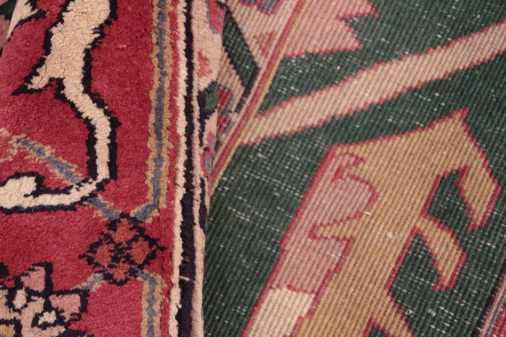 handmade Traditional Ziegler Green Rust Hand Knotted RECTANGLE 100% WOOL area rug 8x10