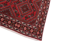 handmade Traditional Antique Red Black Hand Knotted RECTANGLE 100% WOOL area rug 6 x 10
