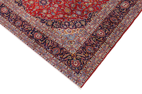 handmade Traditional Antique Red Blue Hand Knotted RECTANGLE 100% WOOL area rug 10 x 13