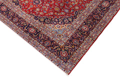 handmade Traditional Antique Red Blue Hand Knotted RECTANGLE 100% WOOL area rug 10 x 13