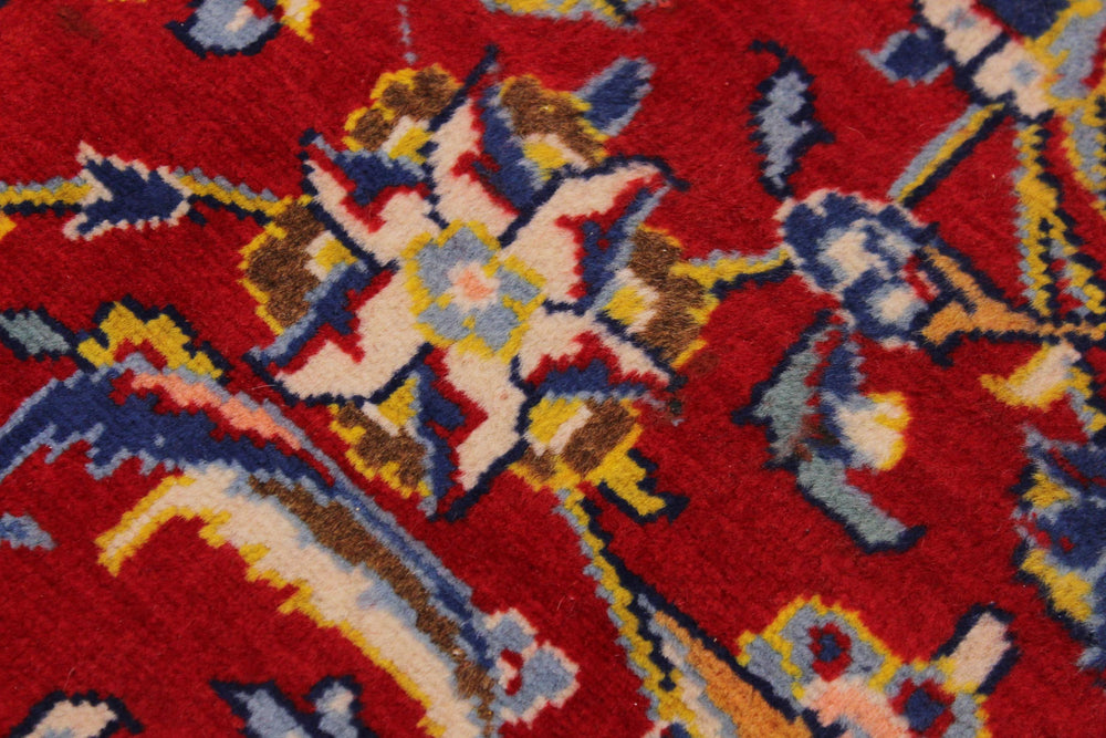 handmade Traditional Antique Red Blue Hand Knotted RECTANGLE 100% WOOL area rug 10 x 13
