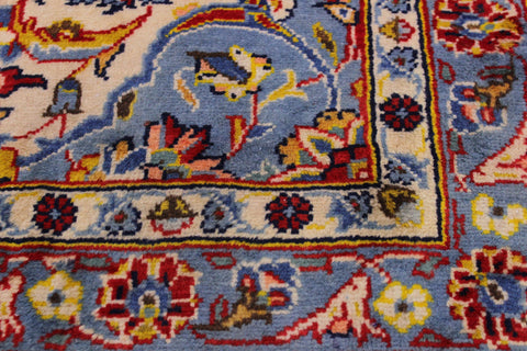 handmade Traditional Antique Red Blue Hand Knotted RECTANGLE 100% WOOL area rug 10 x 13