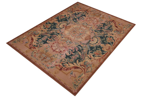 Antique Renaissance Aubusson Needle Point Rug - 7'4'' x 9'5''