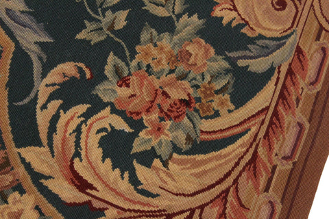 Antique Renaissance Aubusson Needle Point Rug - 7'4'' x 9'5''